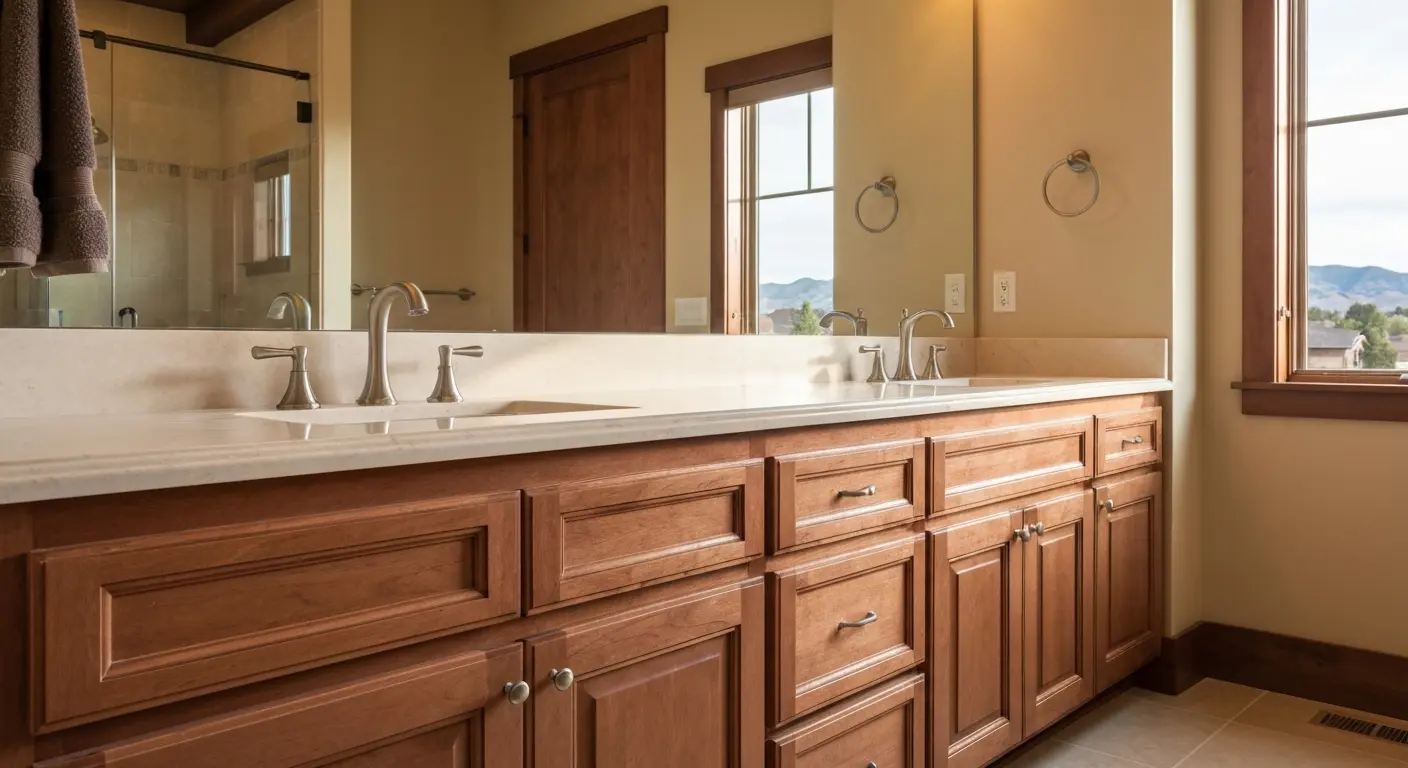 Custom bathroom vanity