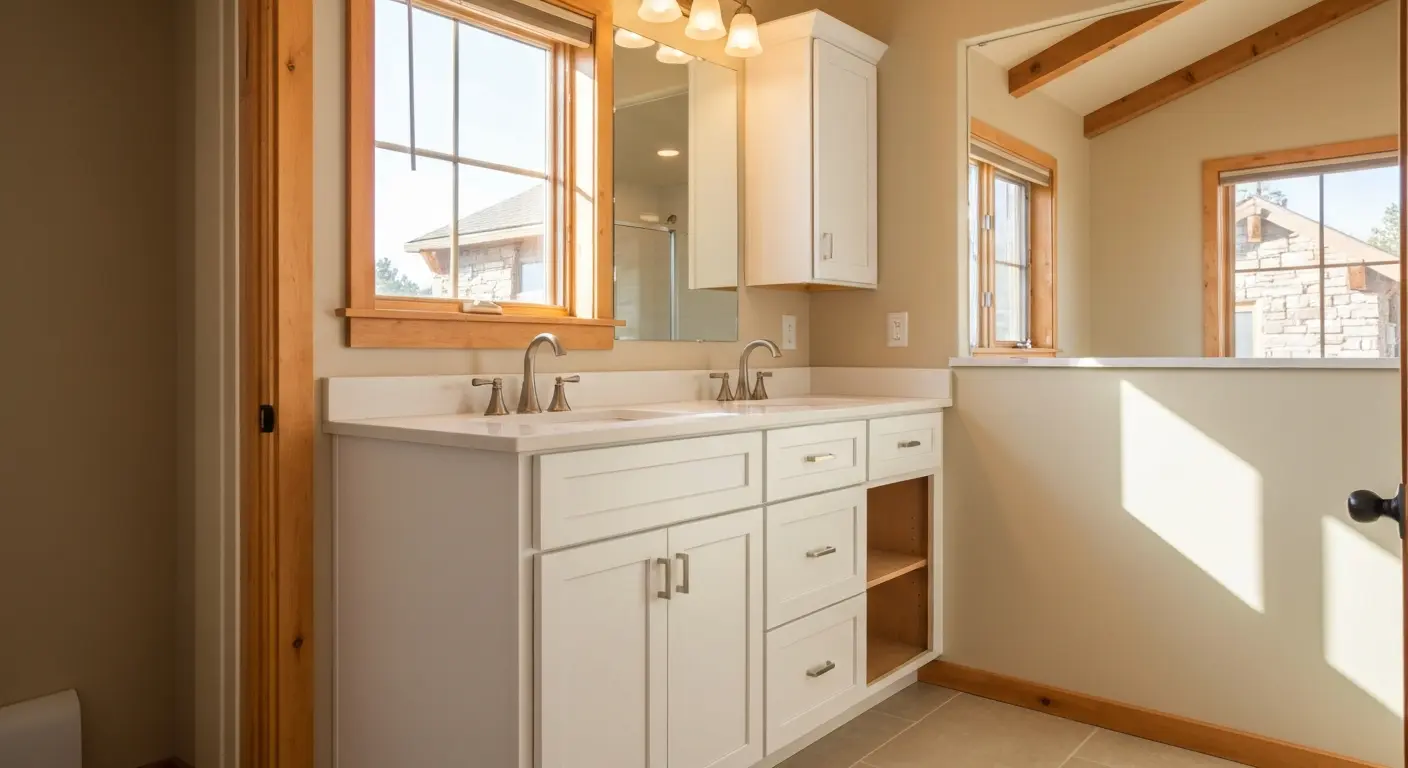 Custom bathroom vanity