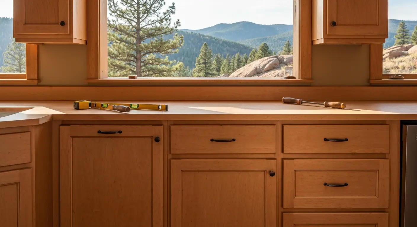 Kitchen cabinetry installation