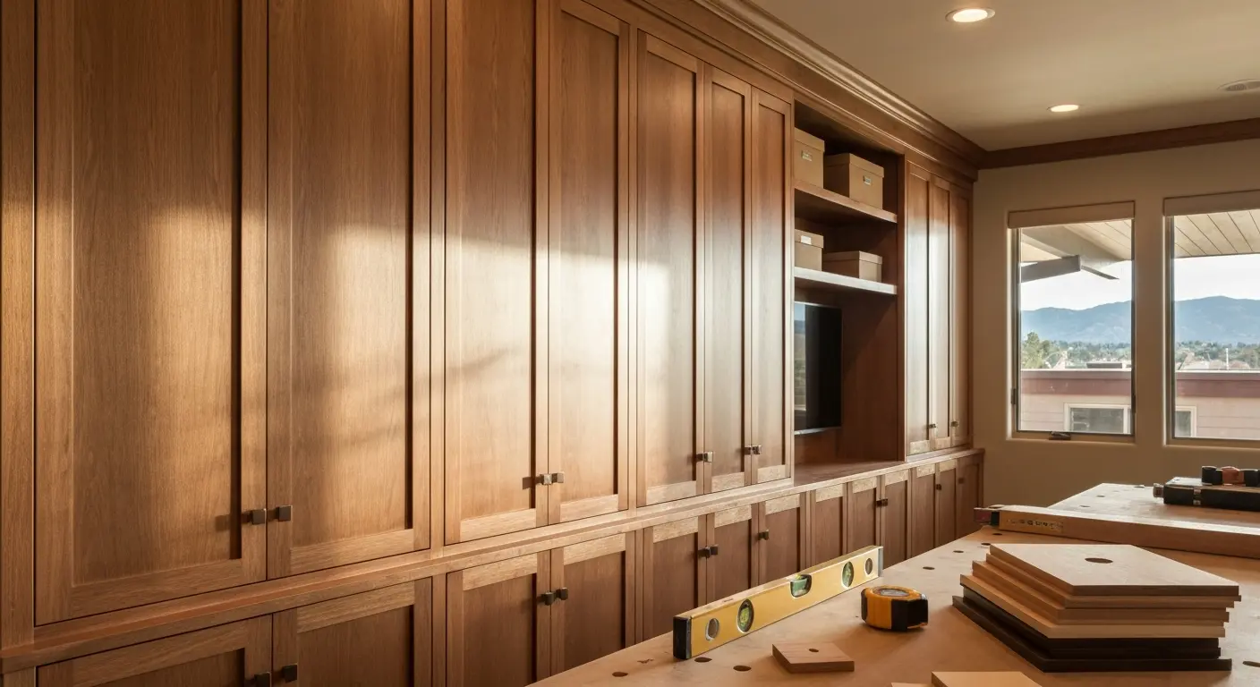 Custom built-in cabinetry
