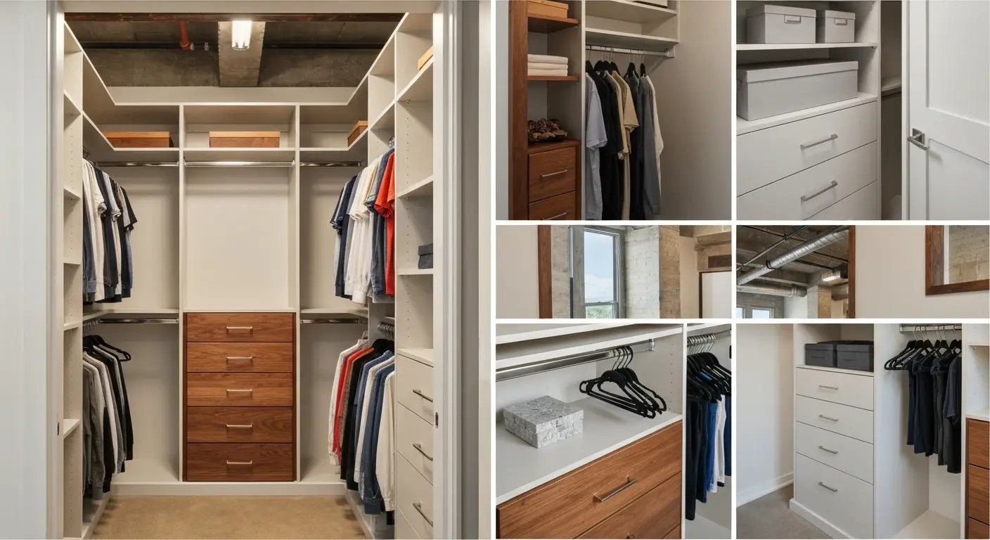 Custom closet organization system