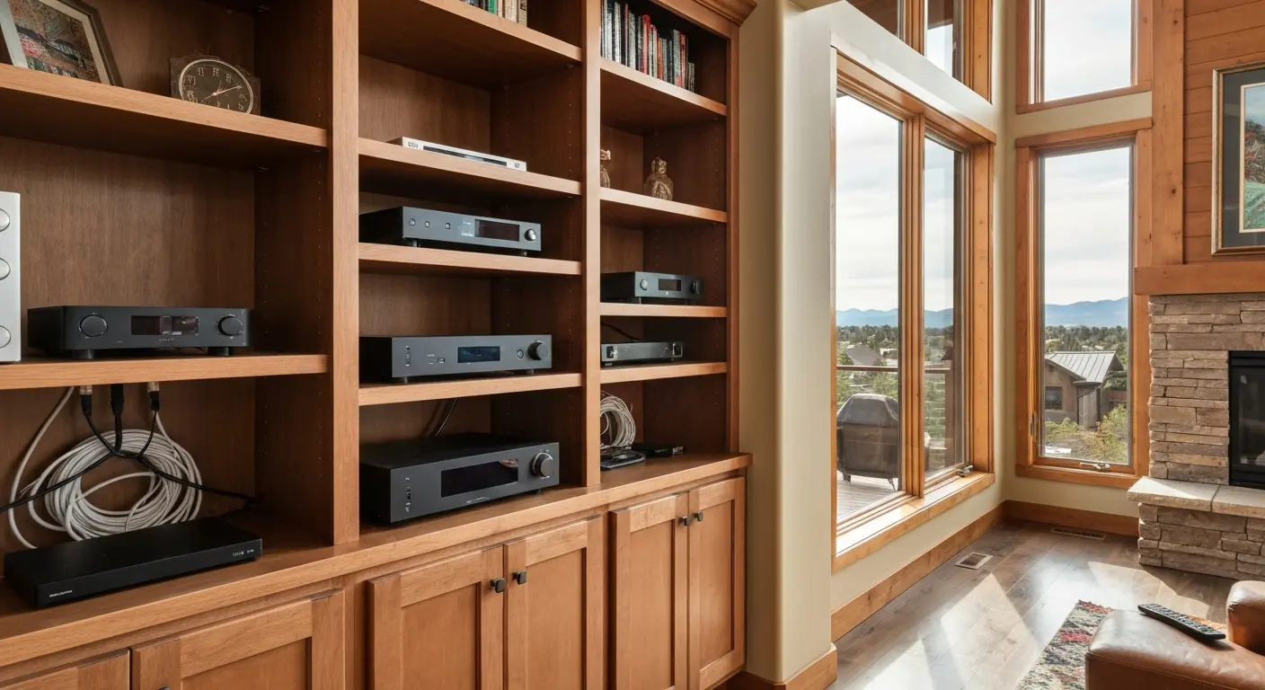 Custom built-in cabinetry