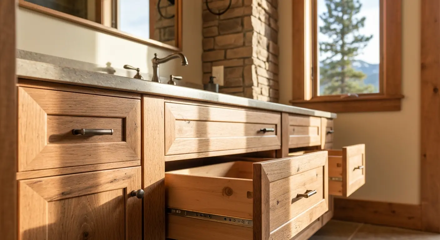 Custom bathroom vanity
