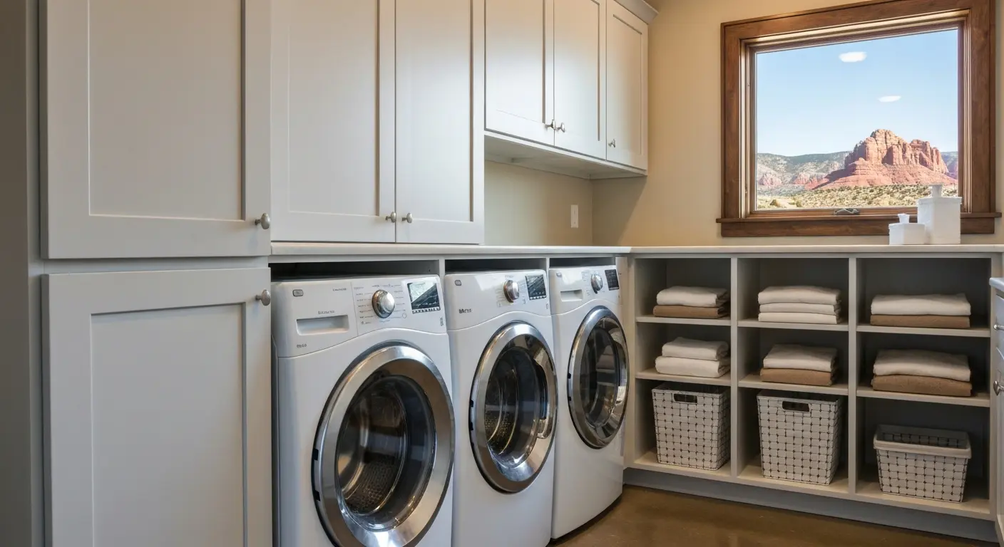Laundry room cabinetry
