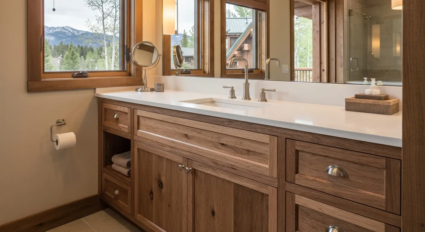 Bath vanities and built-in cabinetry