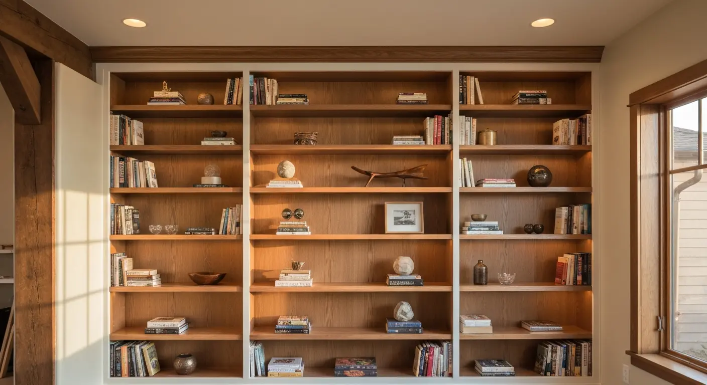 Built-in storage cabinetry