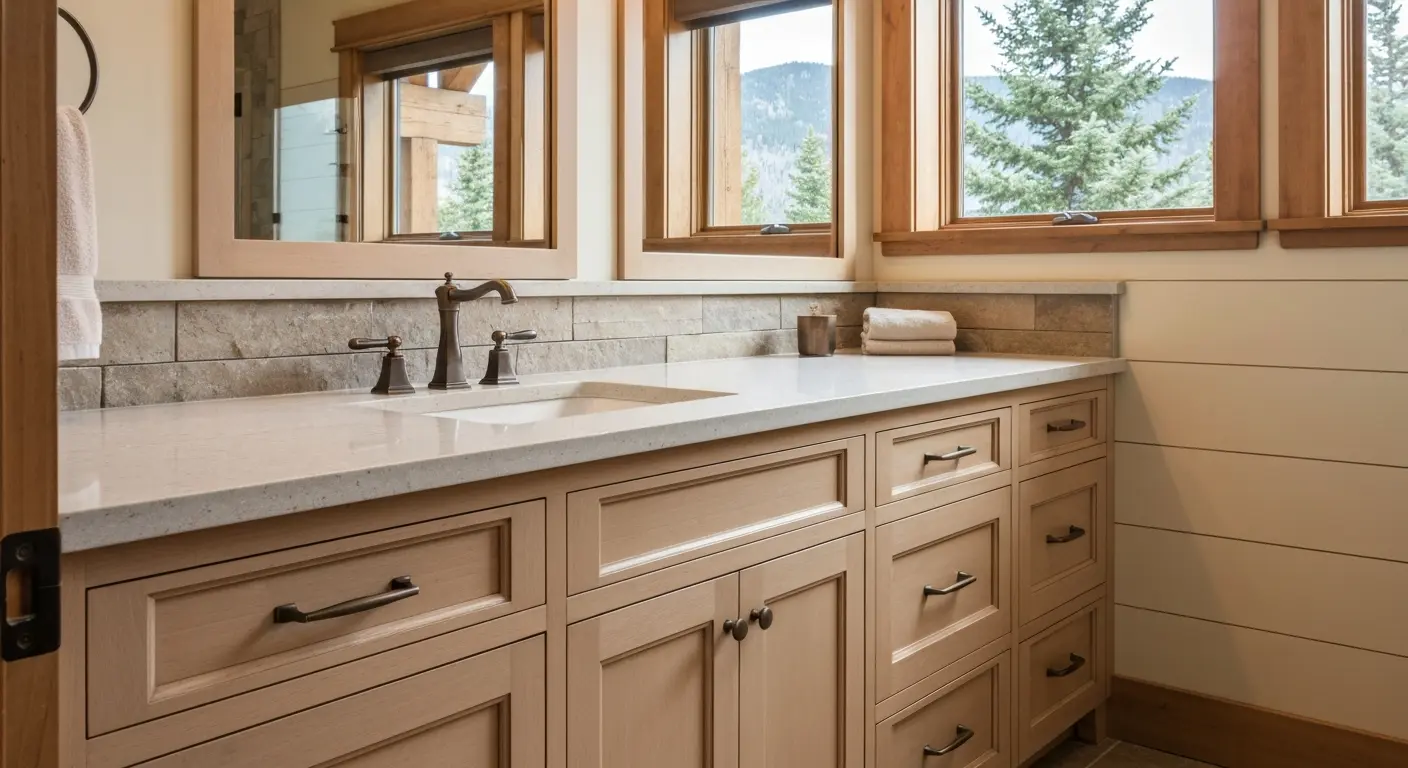 Custom bathroom vanity