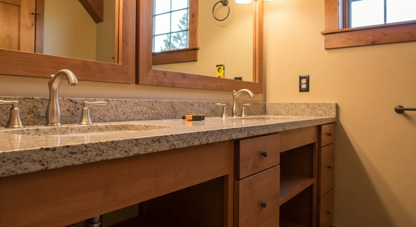 Custom bathroom vanity