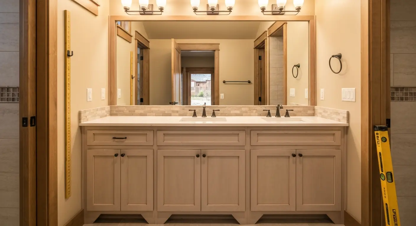 Custom bathroom vanity