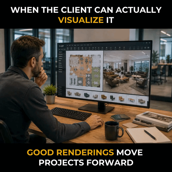 CET Visual Render Meme