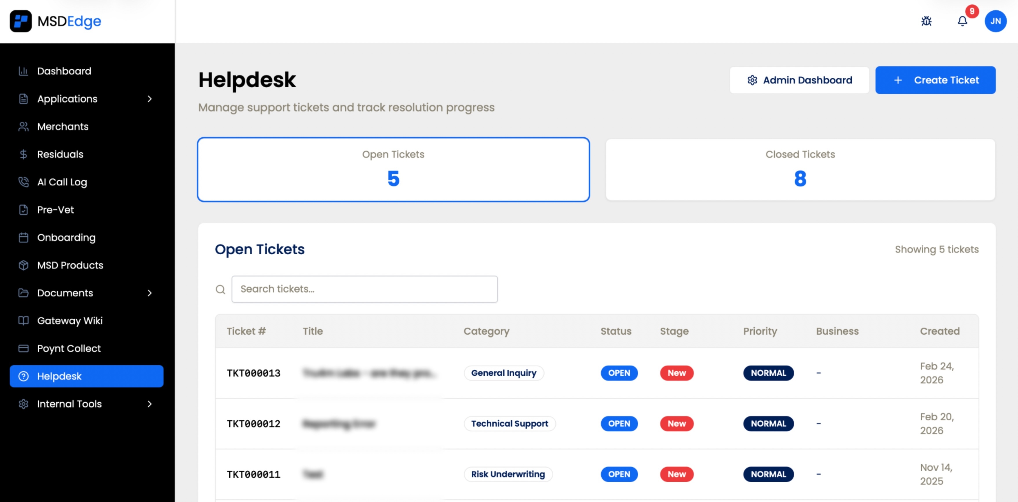Platform — Helpdesk