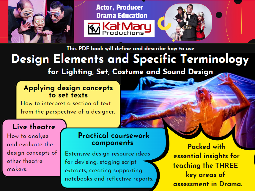 Design Elements and Specific Terminology for Drama Students