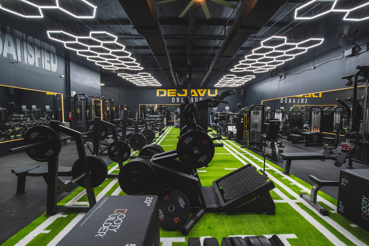 Training floor at Deja Vu Gym in Orlando