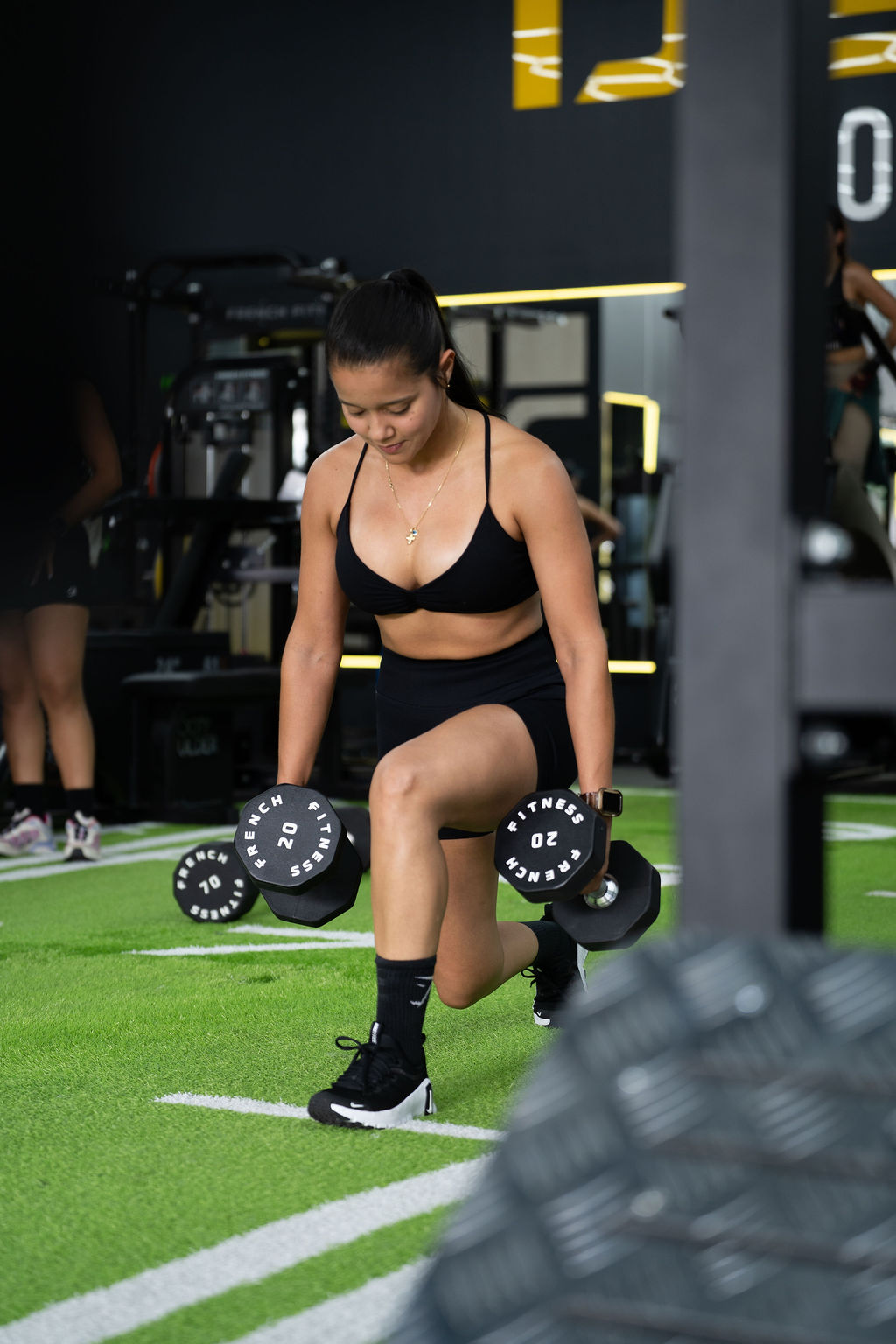 Strength training area at Deja Vu Gym