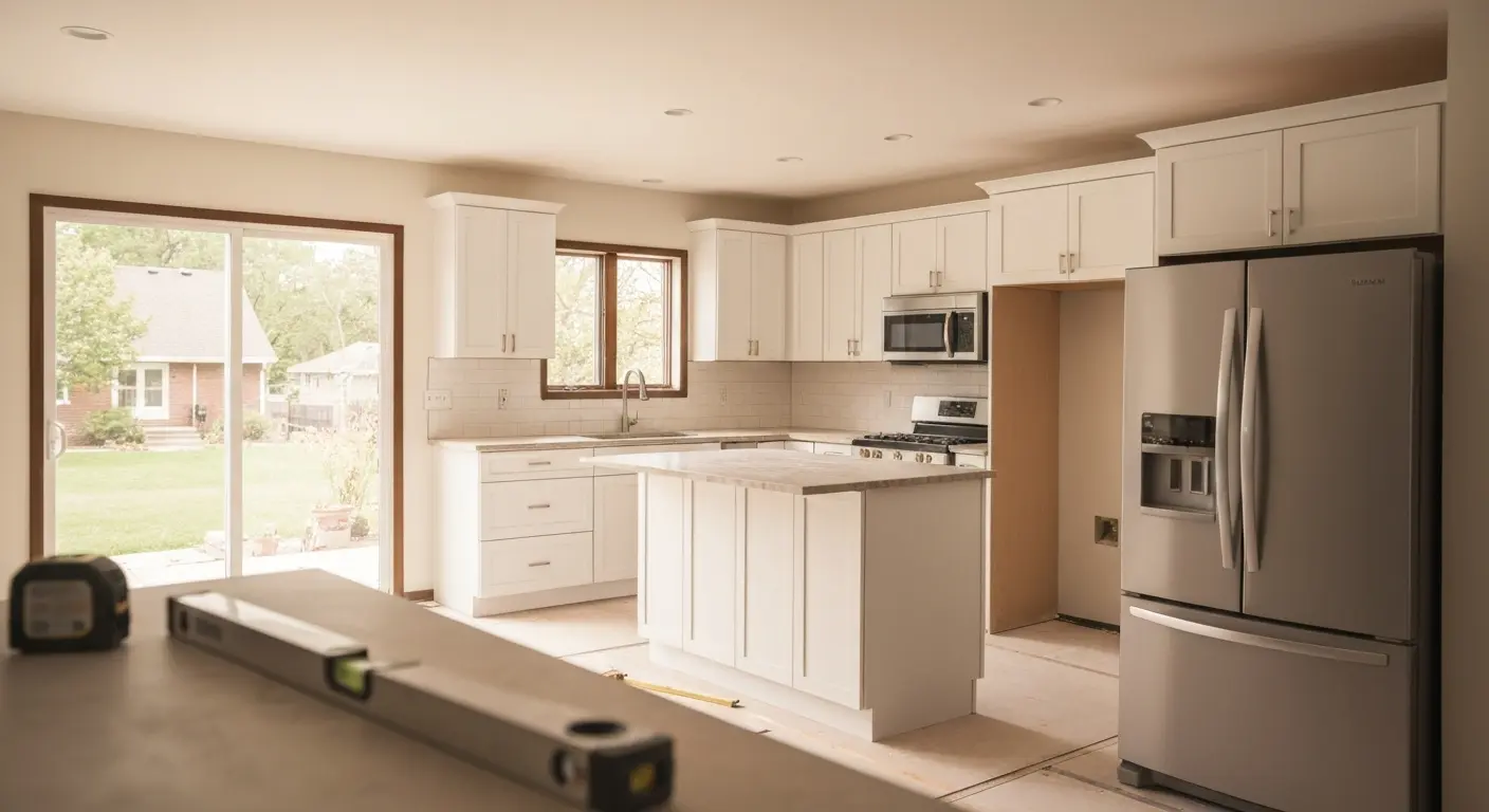 Home addition and remodel project