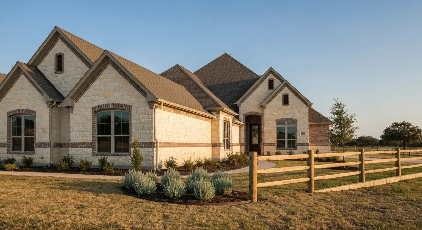 Custom home construction in Howe TX