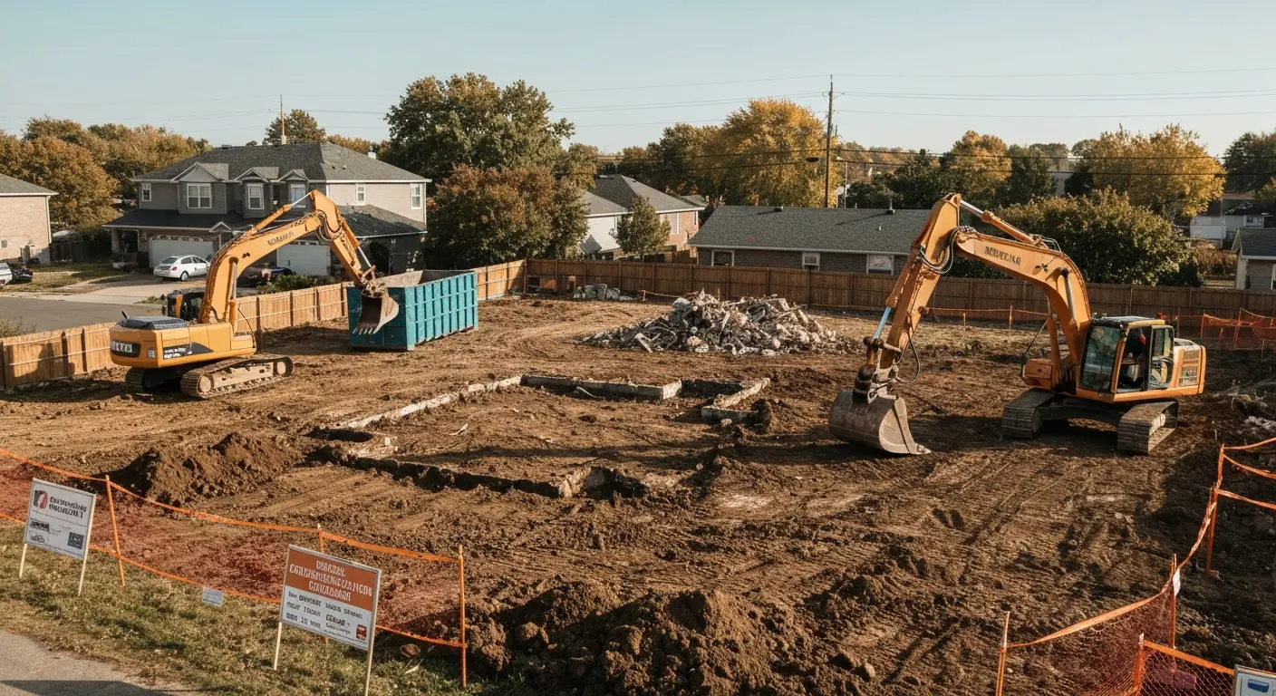 Residential demolition project