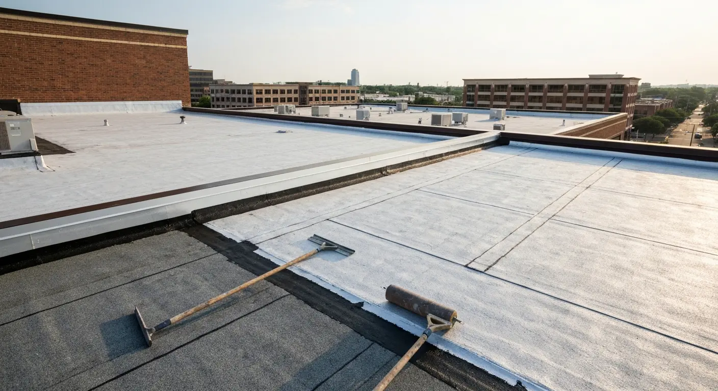 Commercial roof repair