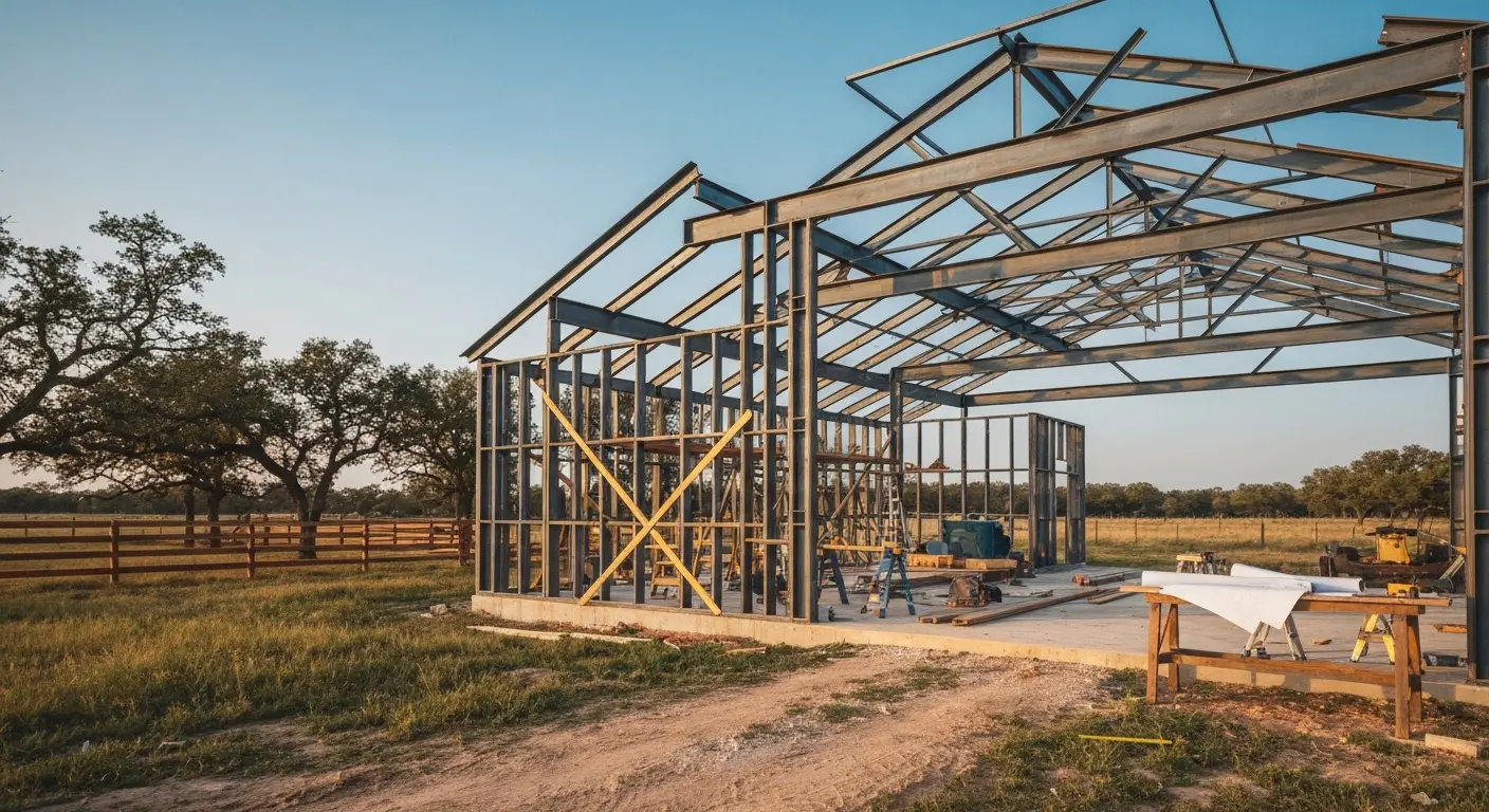 Barndominium construction