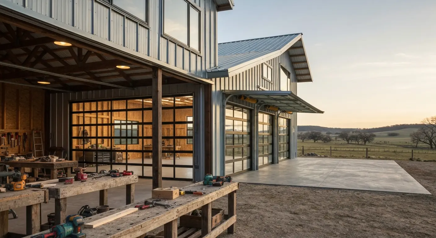 Barndominium construction