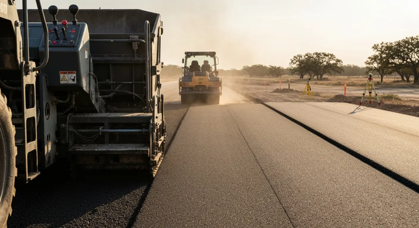 Material spreading and compaction