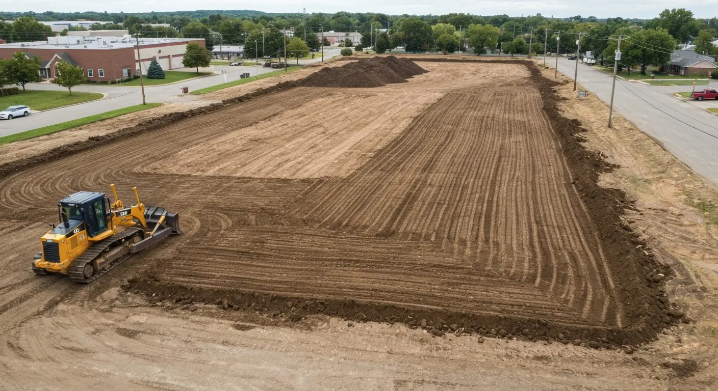 Commercial land clearing project