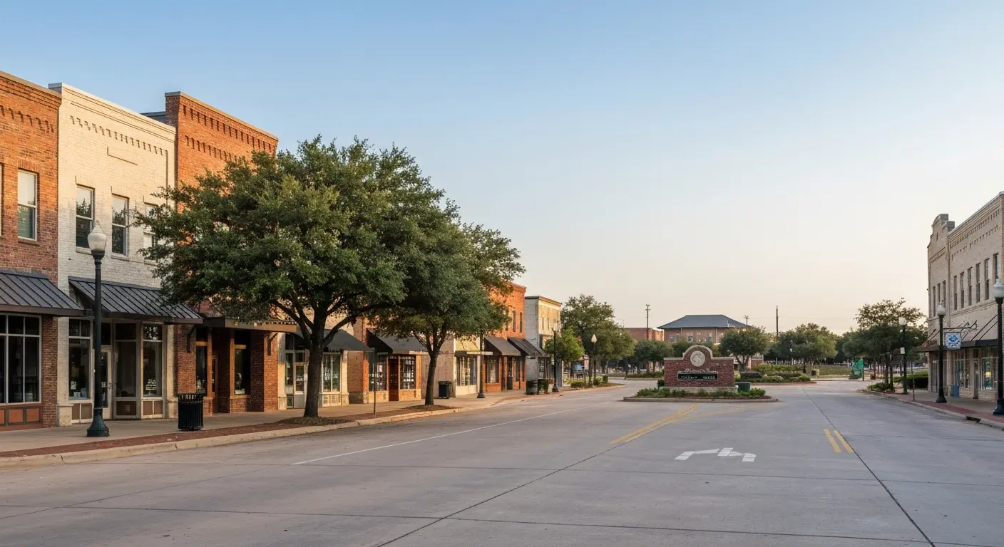 Melissa TX city landmarks and neighborhood entry