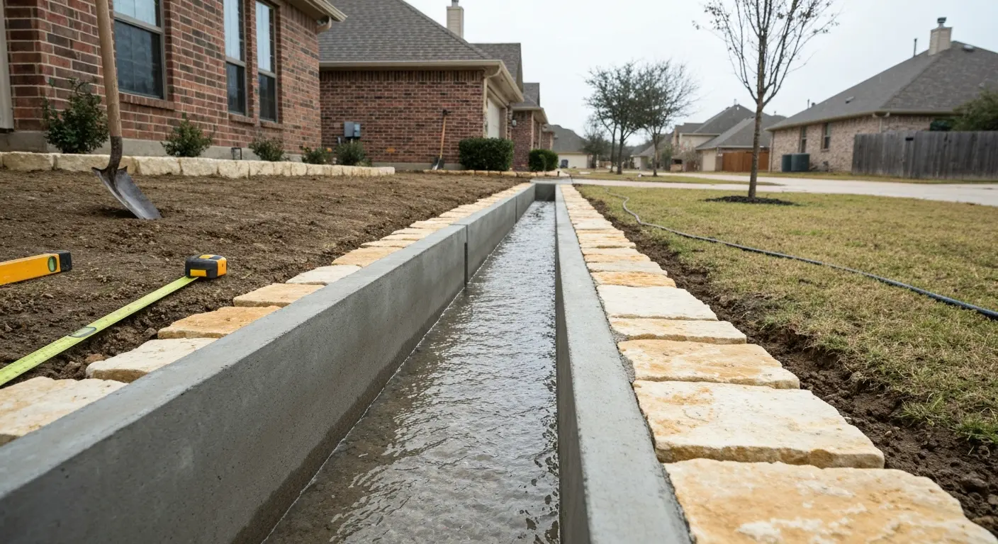 Drainage installation