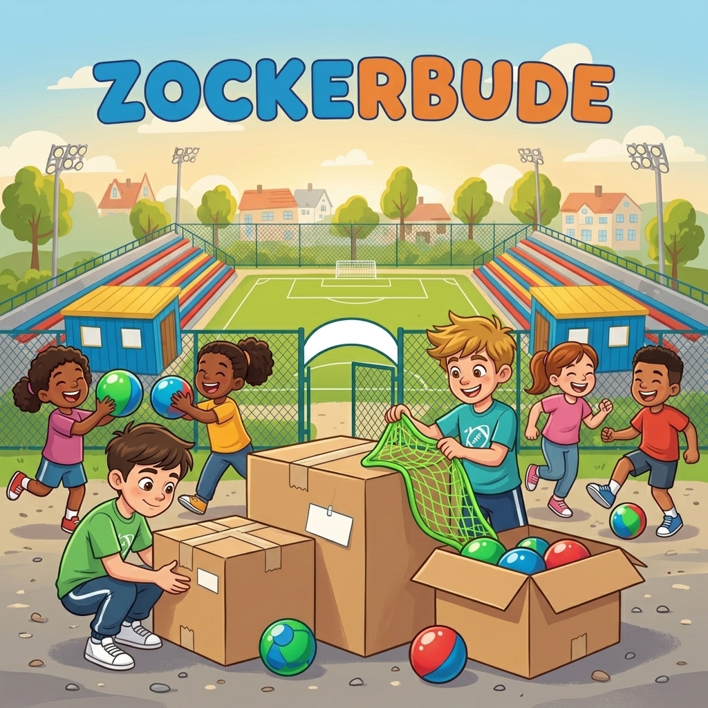Szene aus der Geschichte mit Max und Linus