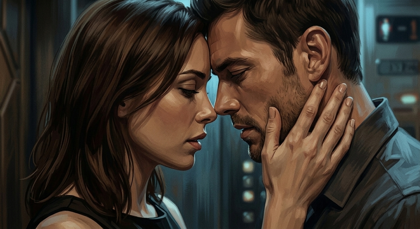 Szene aus der Liebesgeschichte