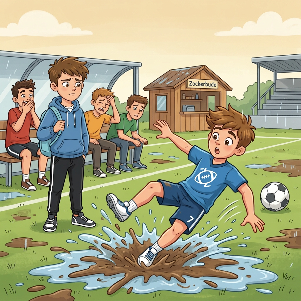 Szene aus der Geschichte mit Max und Linus