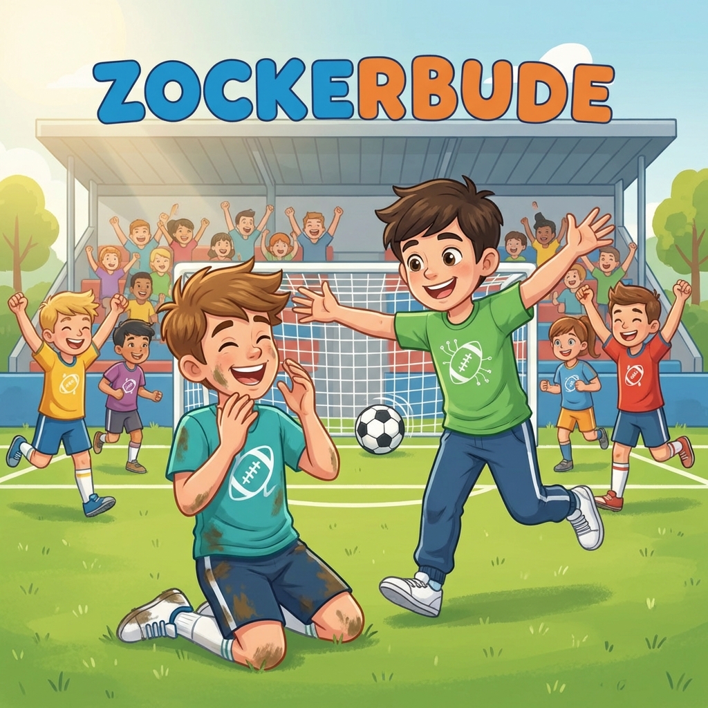 Szene aus der Geschichte mit Max und Linus