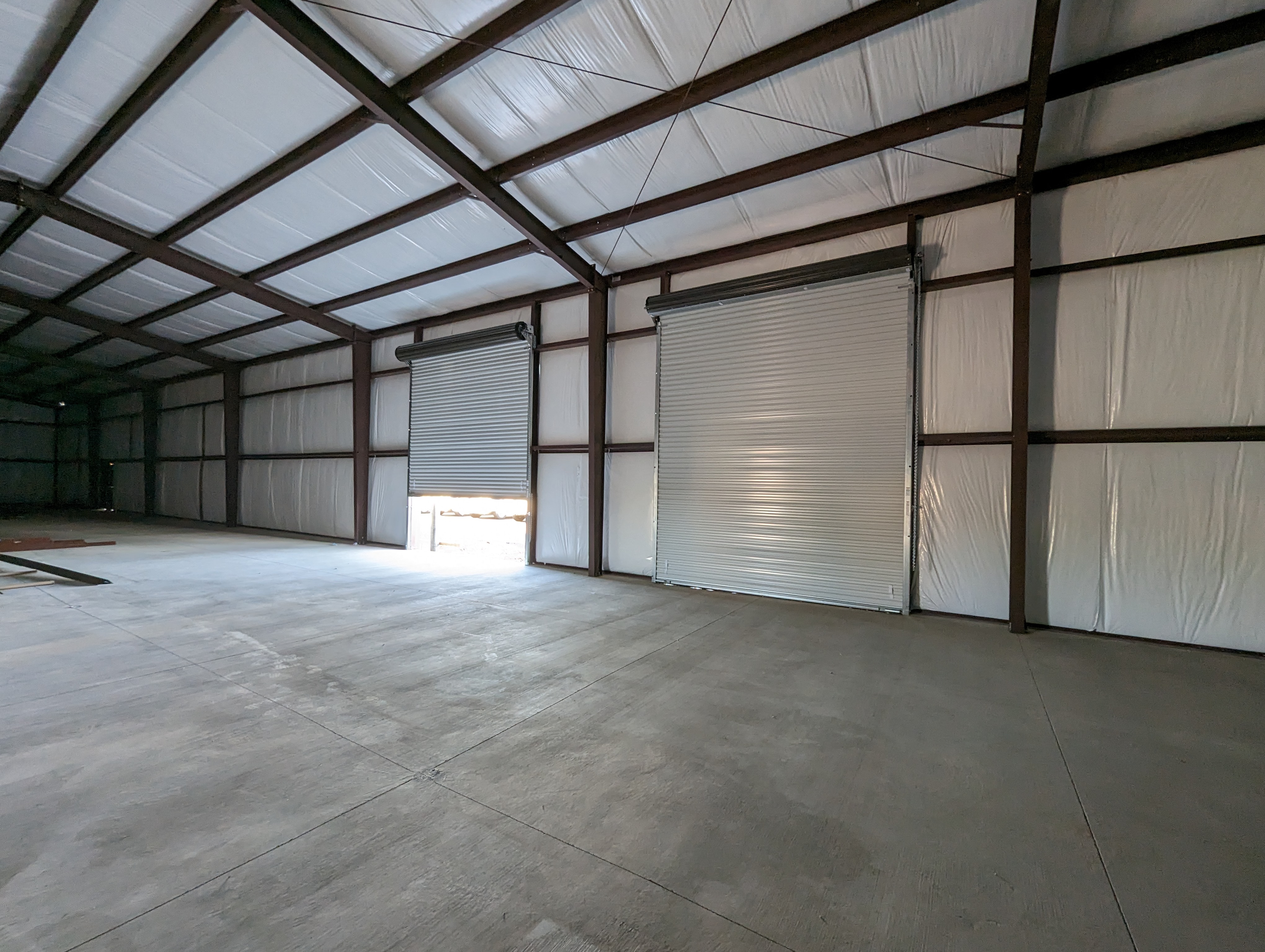 Hinged Overhead Door new door installation project