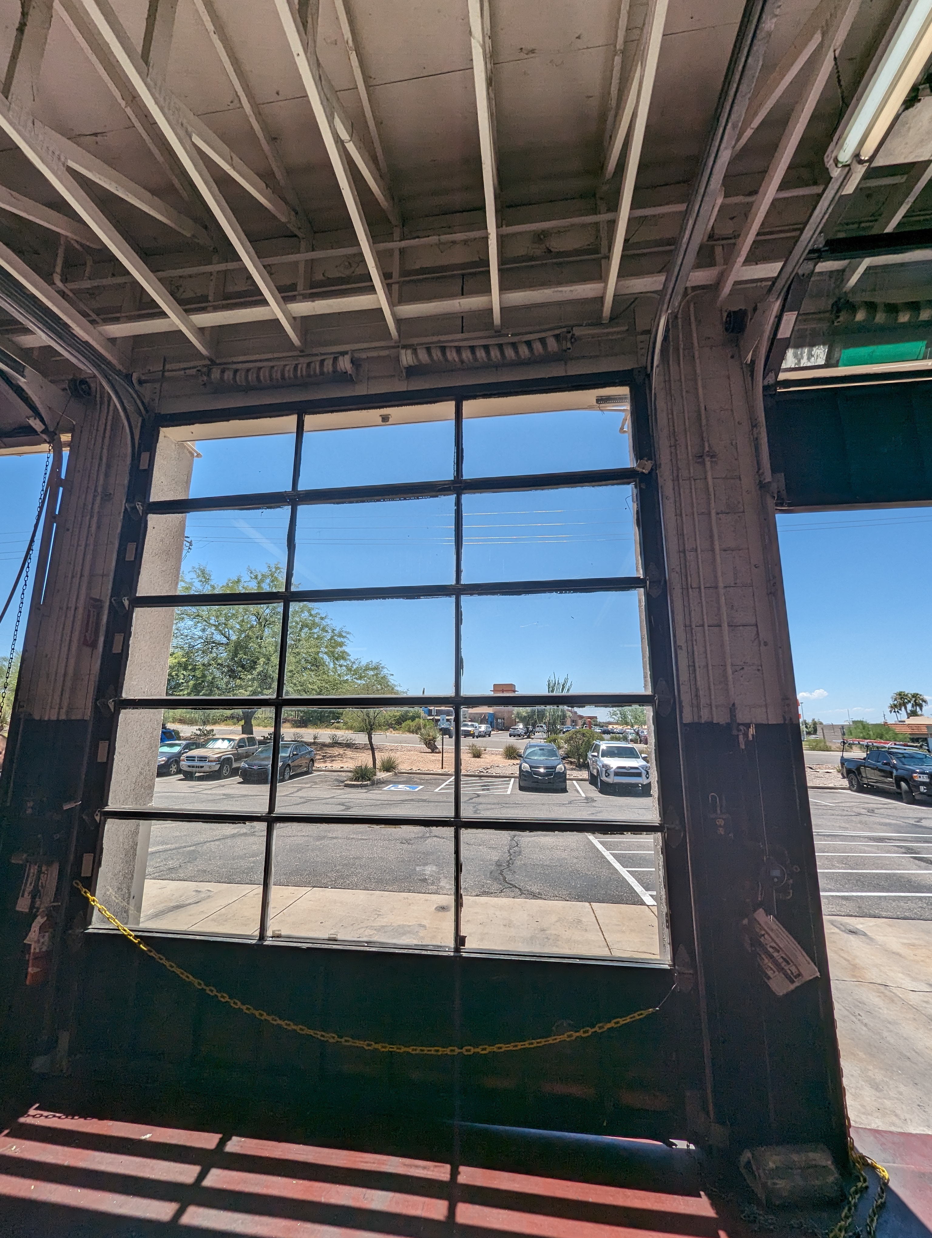 Hinged Overhead Door new construction project