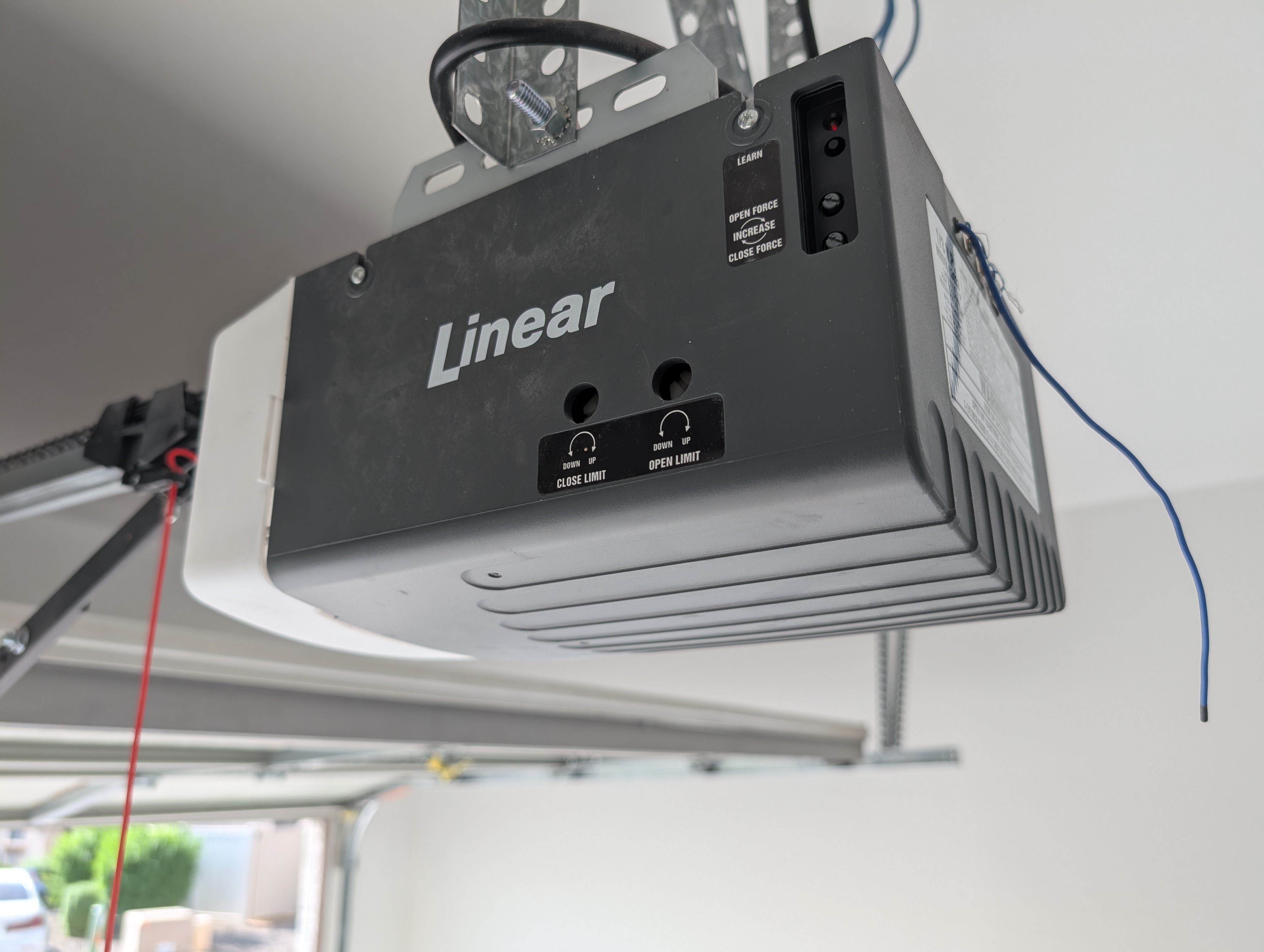 Garage door opener motor installation by Hinged Overhead Door