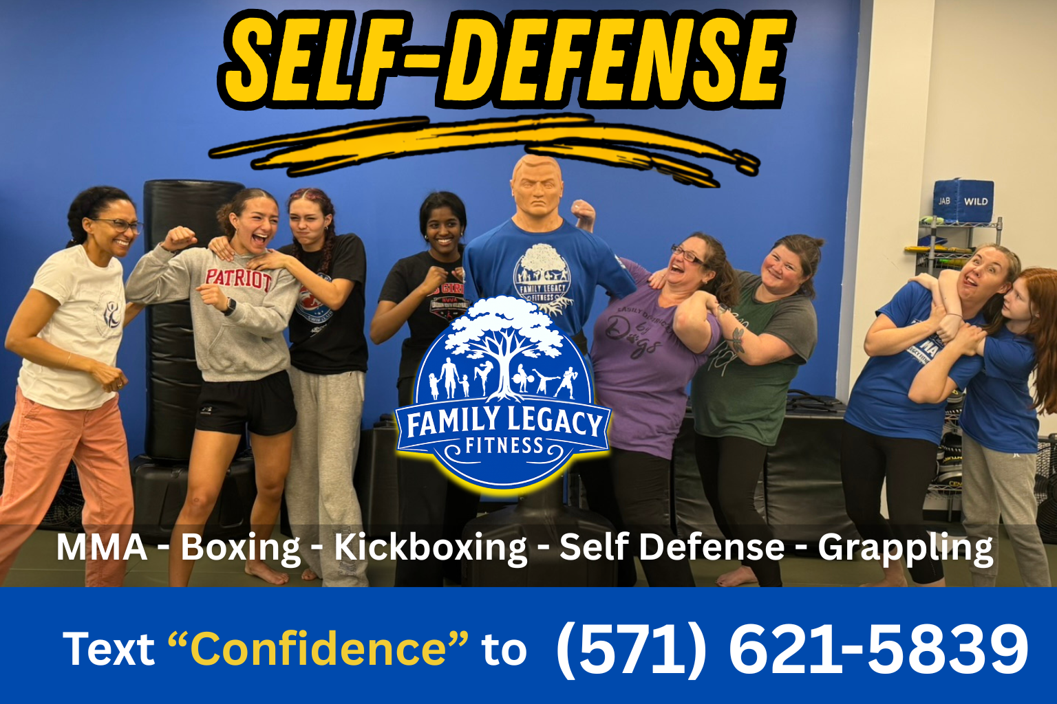 Kids self-defense class in Manassas VA