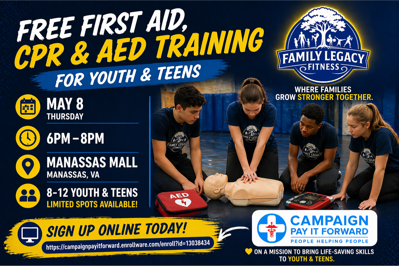 Youth Classes near me Manassas, Va