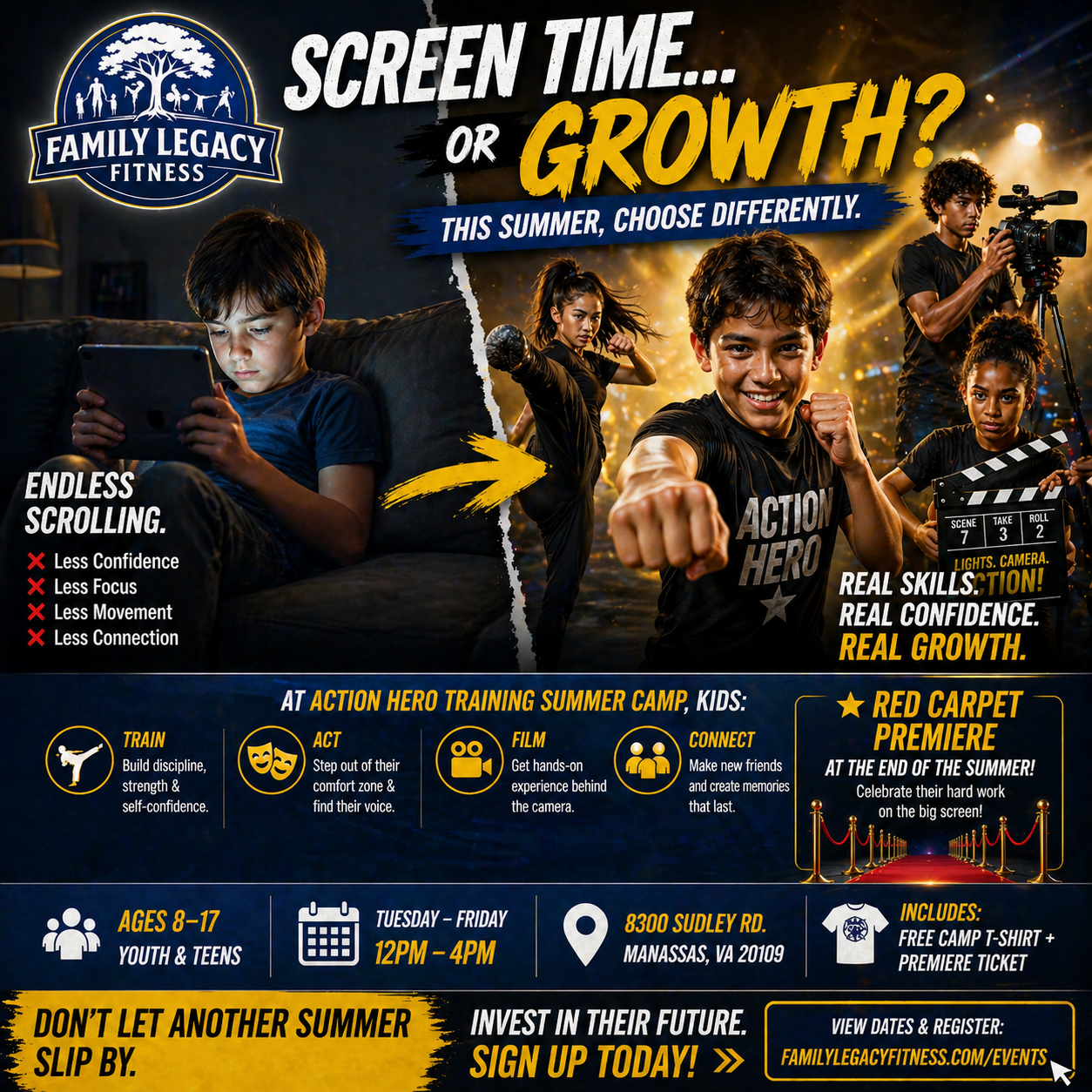 Less Screen Time and Activities for Kids in Manassas VA