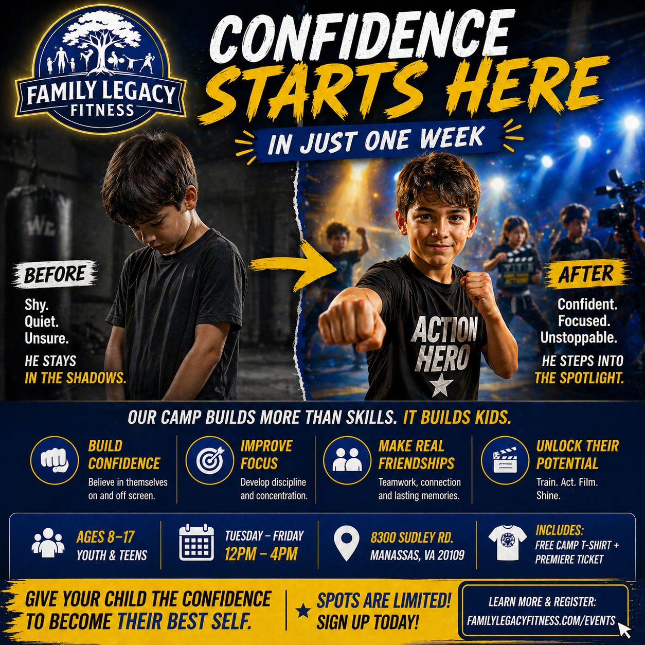 Confidence for Kids Martial Arts in Manassas Va