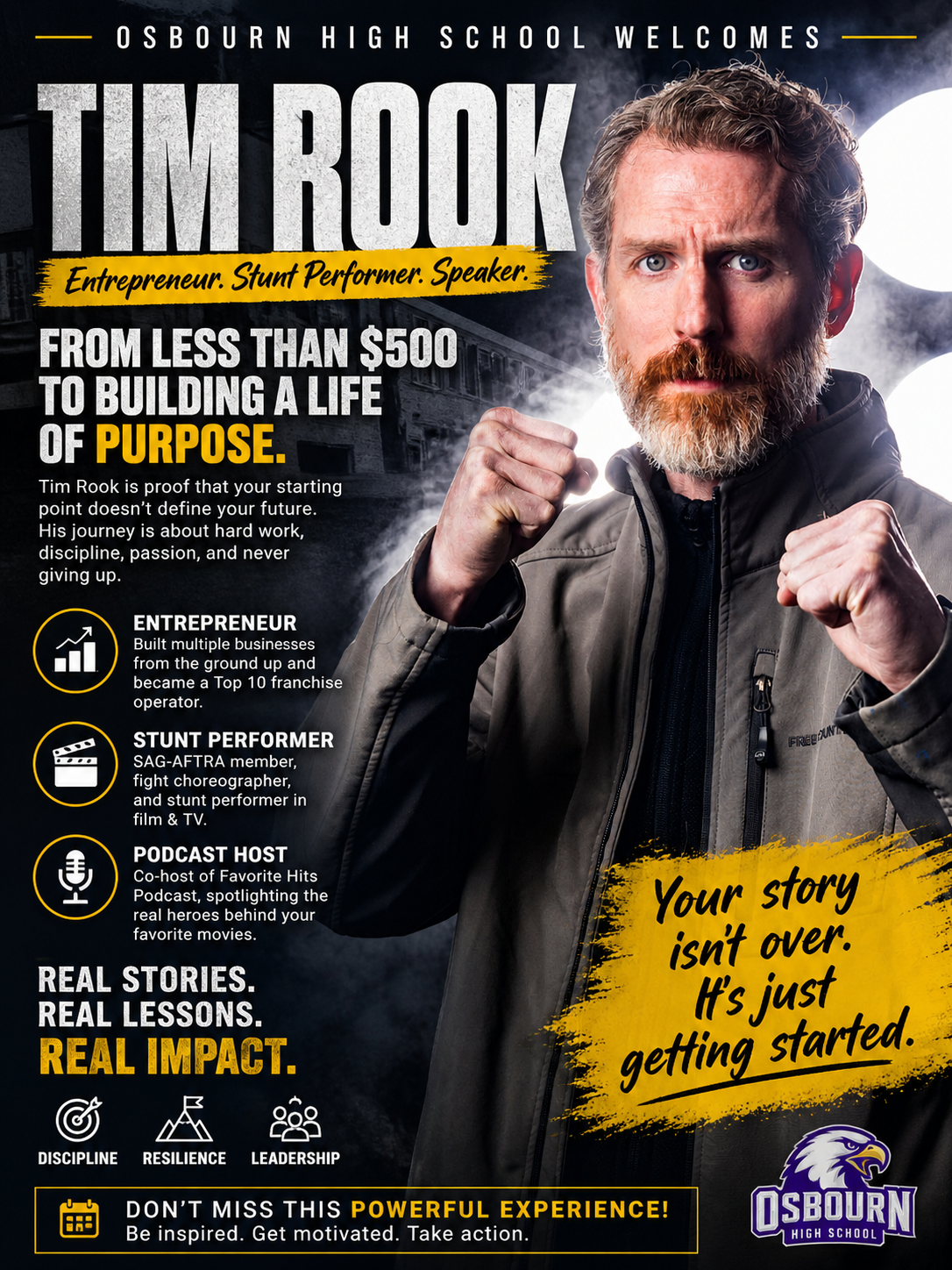 Tim Rook Return to Osbourn High School