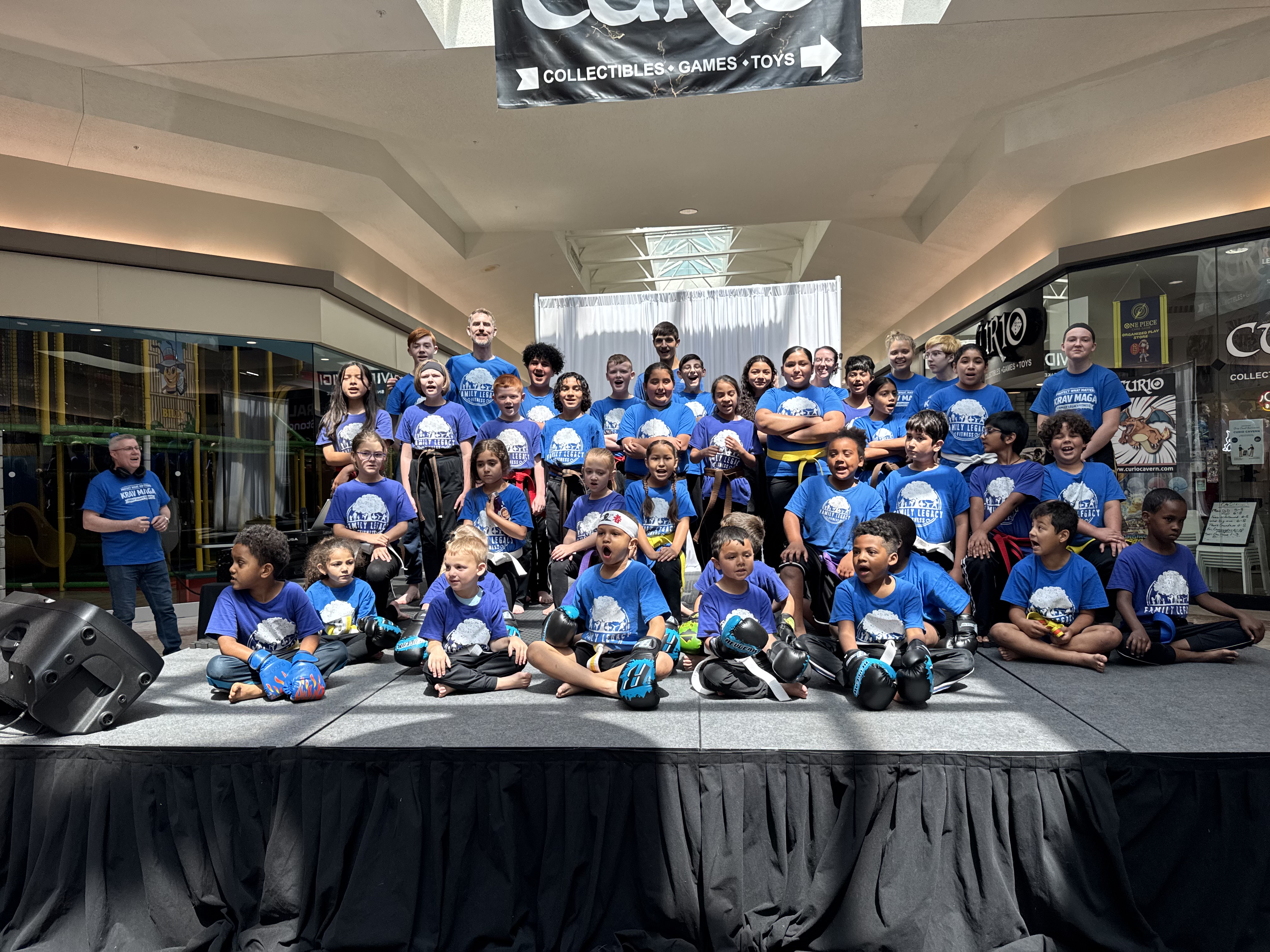 Martial Arts Showcase inside Manassas Mall