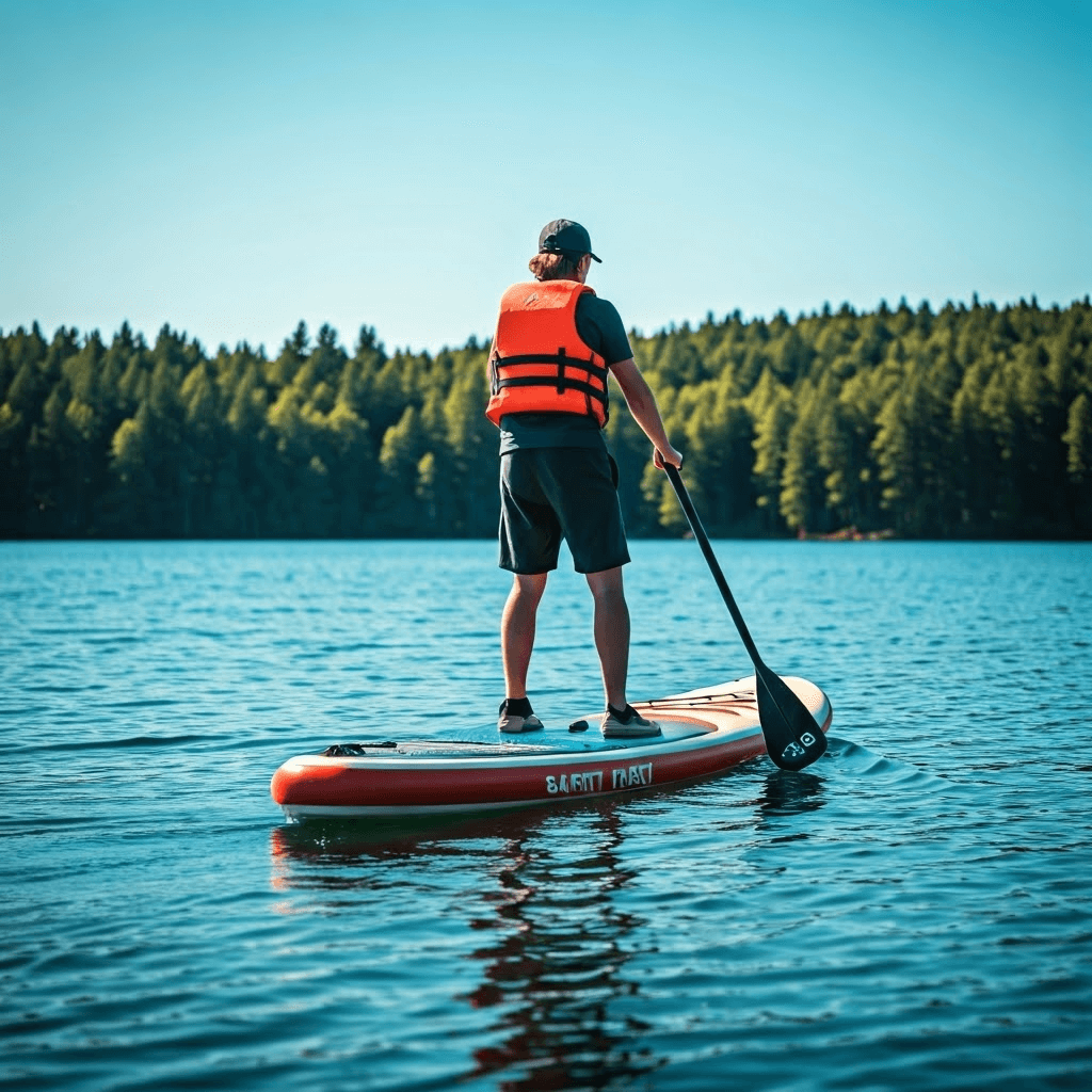 woman on kayak