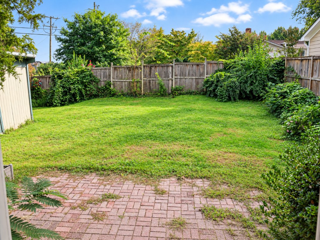 Backyard at 107 Walnut St