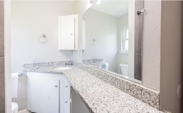 Bathroom vanity at 402 S. Blackwell St