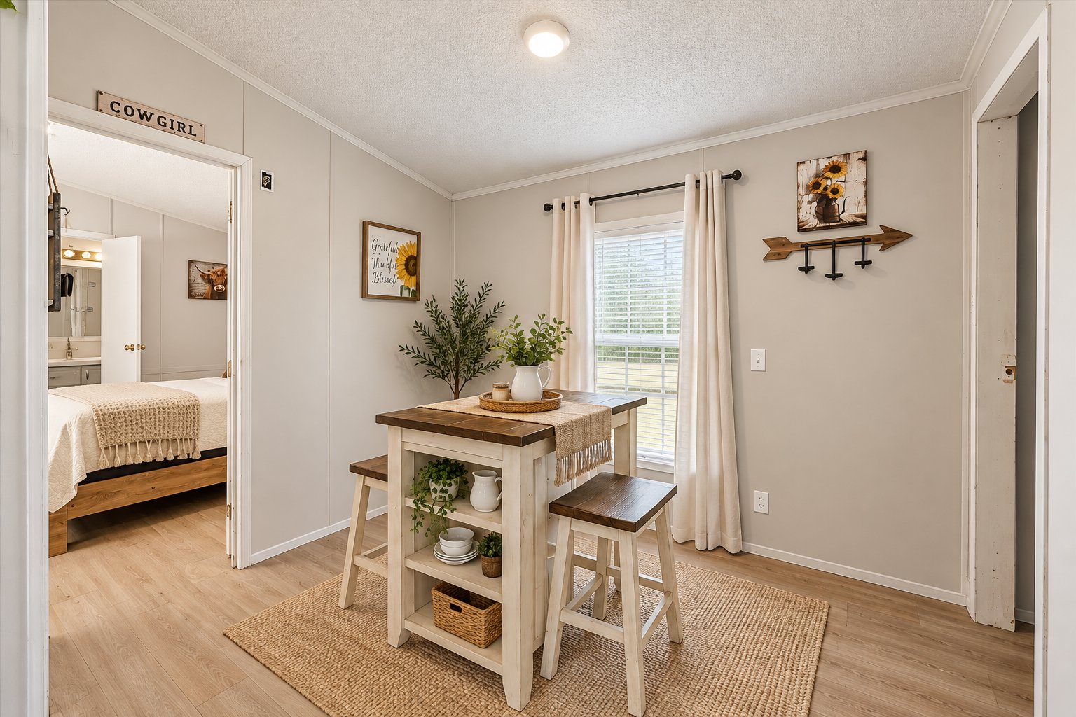 Breakfast nook at 2277 Road 5836