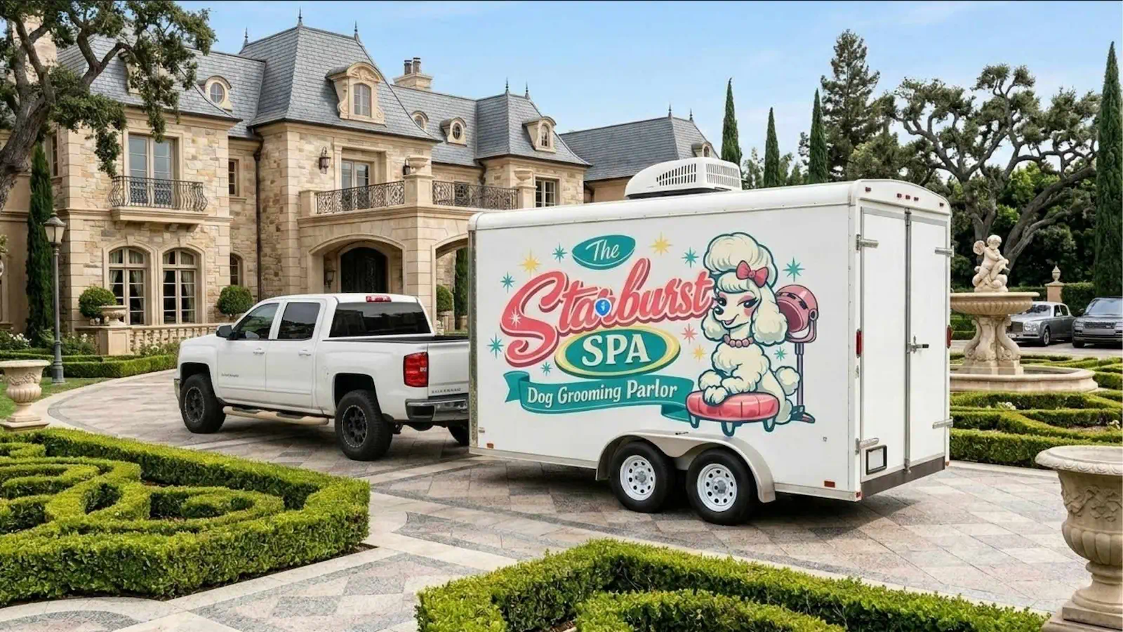 Starburst Spa Mobile Pet Grooming Unit