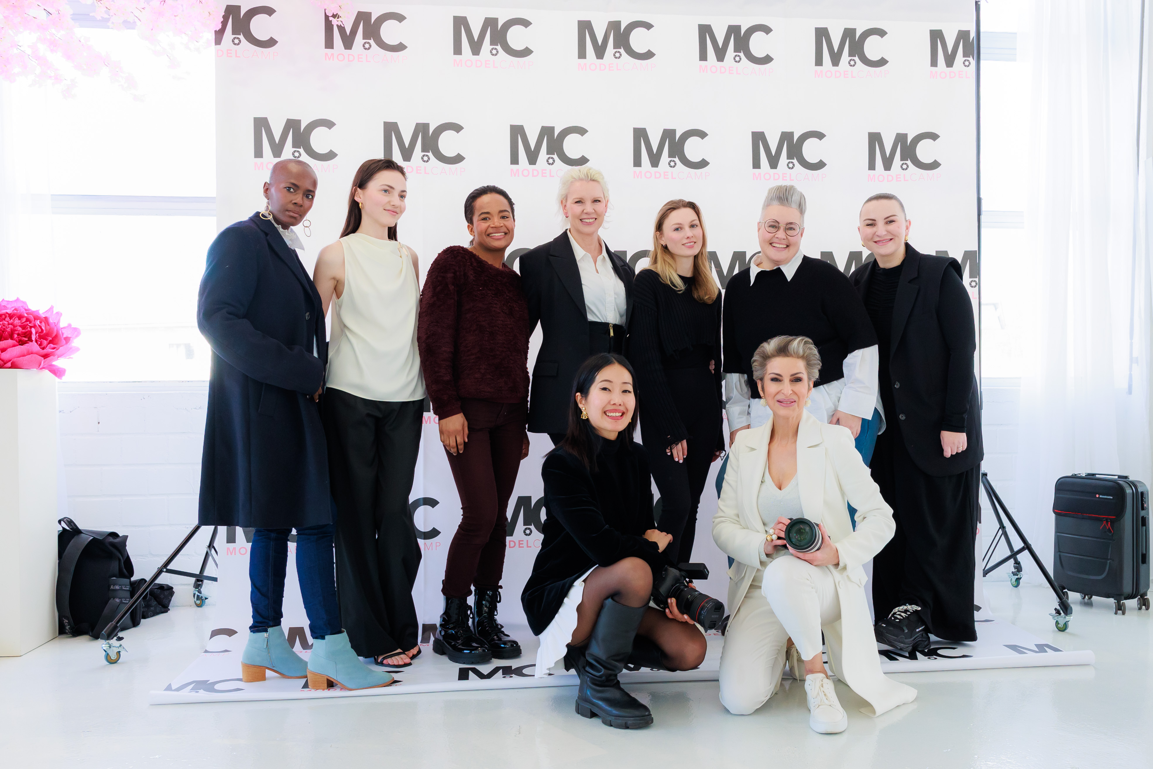 Frauen beim Modelcoaching im Modelcamp