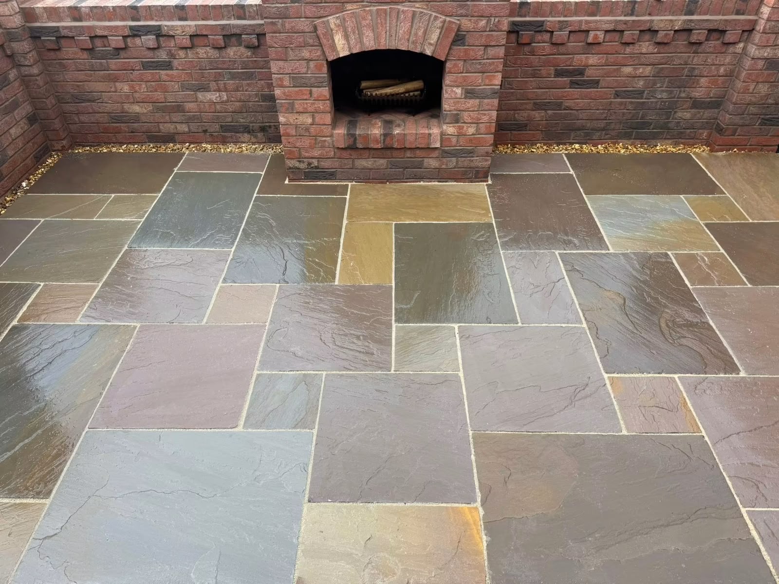 Paved backyard — after