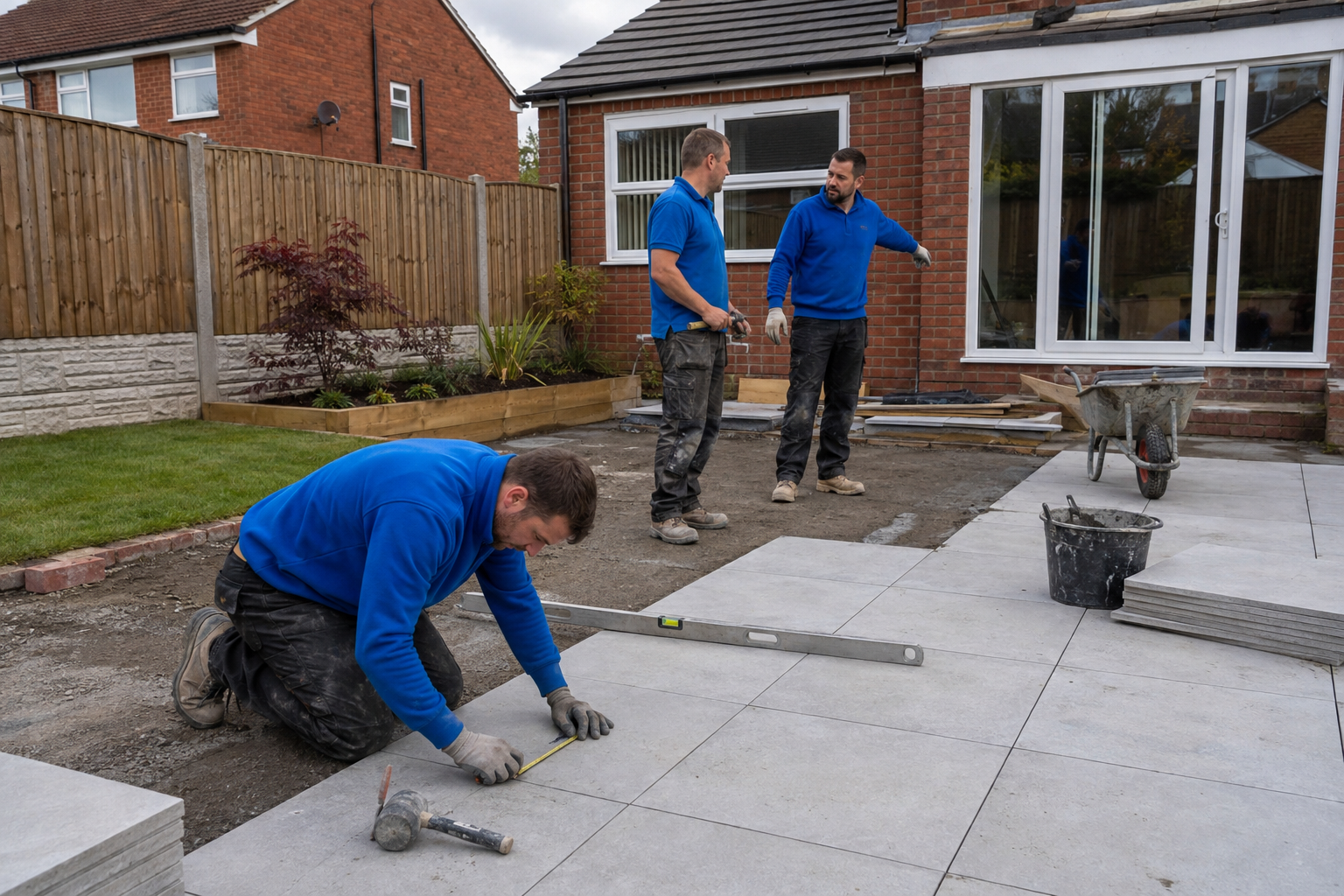 Recent driveway and paving project by T & T Driveways in Manchester 6