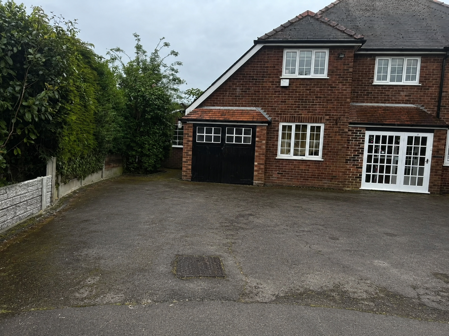 Driveway makeover — before